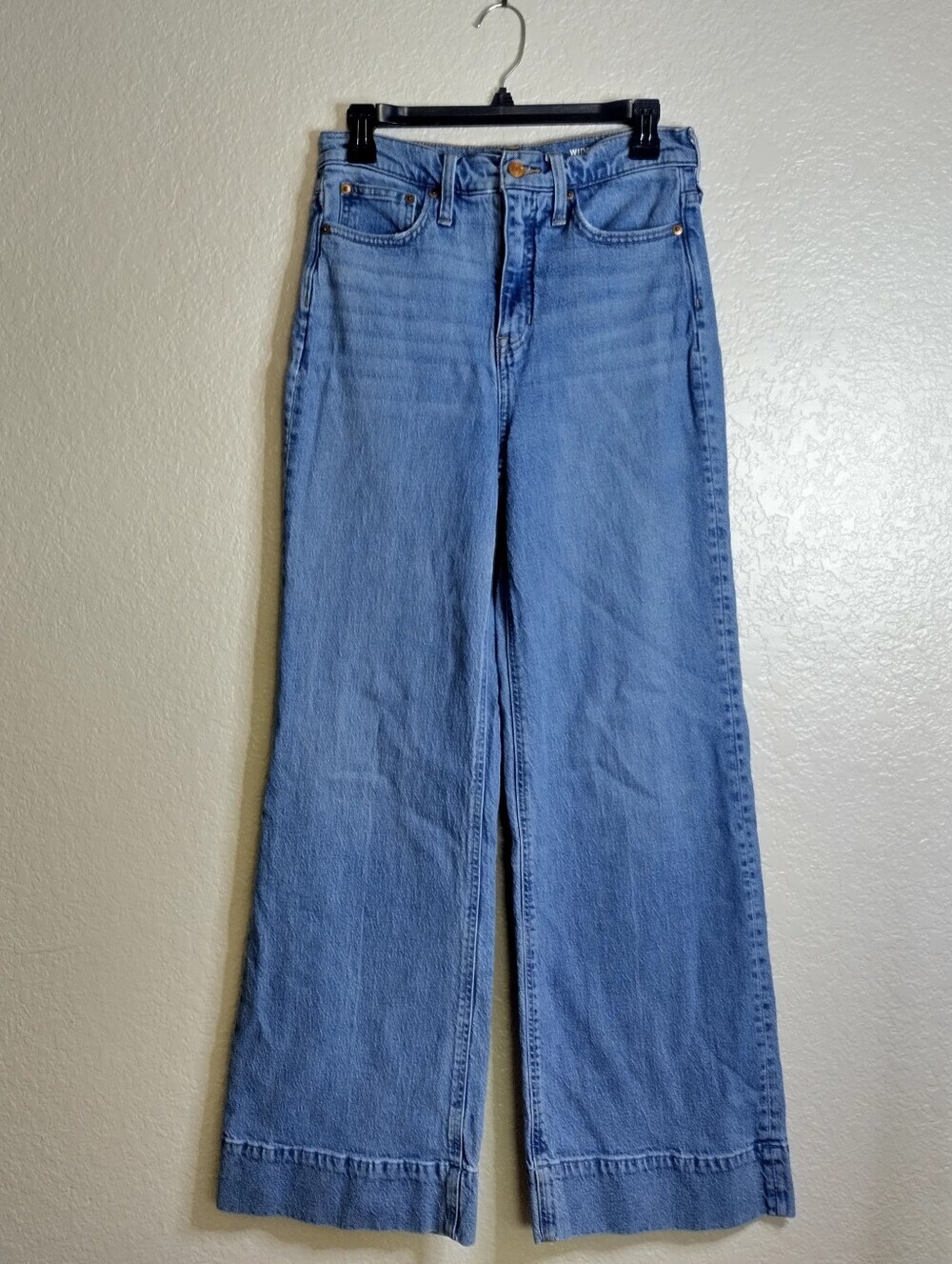 J. Crew wide leg High Rise trouser jeans Sz 27